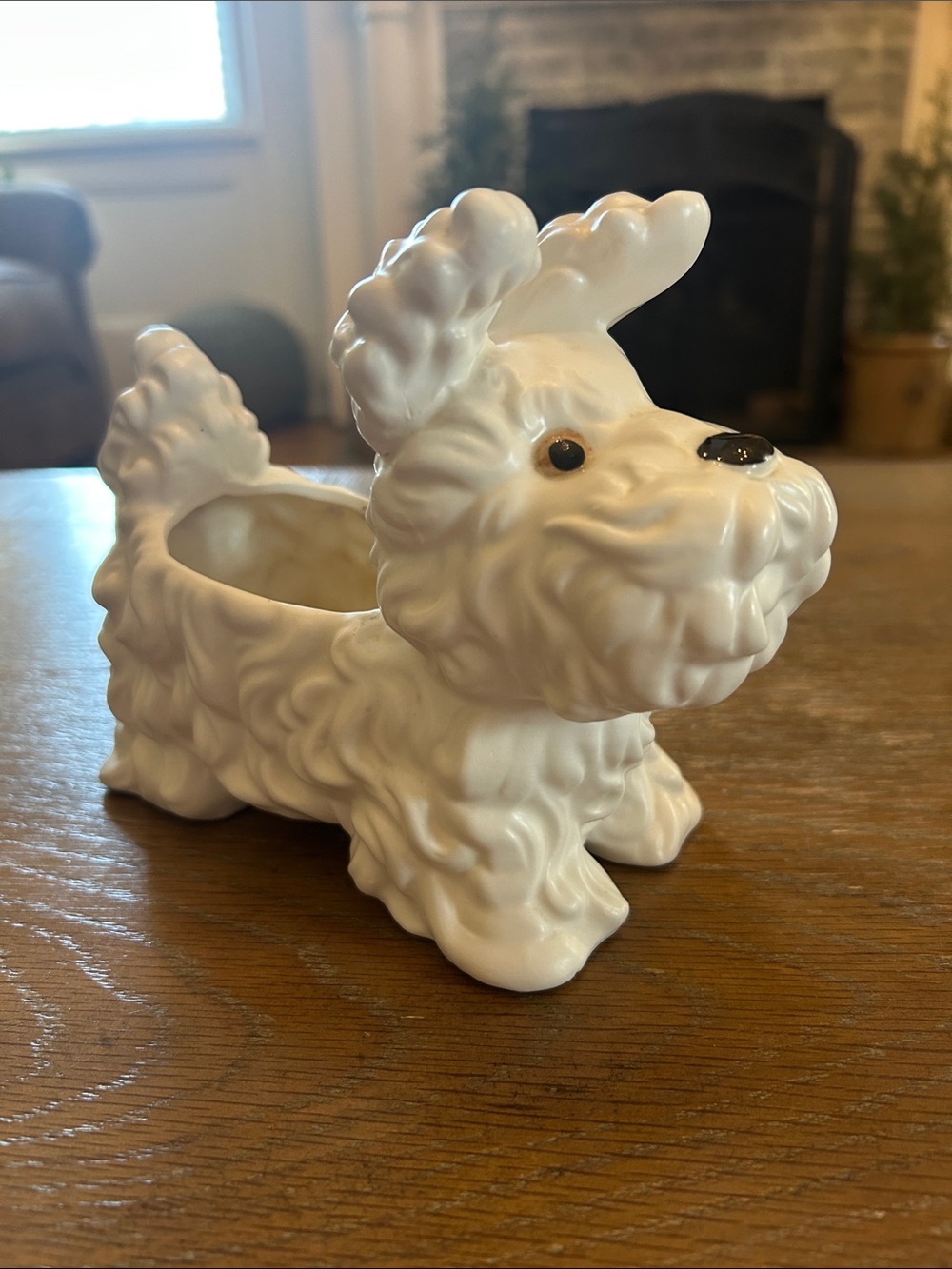 Adorable 1950’s Terrier Puppy Planter.